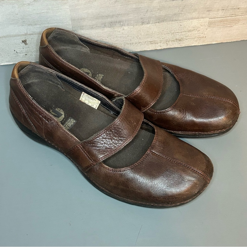 Merrell Women’s Dark Brown Brio Mary Jane Slip On Shoes sz 8